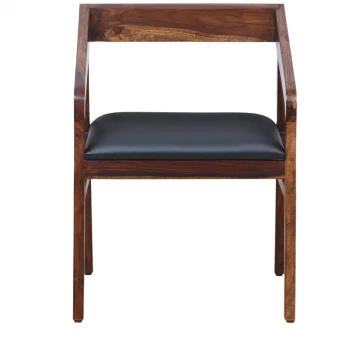Clint Solid Wood Armchair in Provincial Teak Finish by Woodsworth